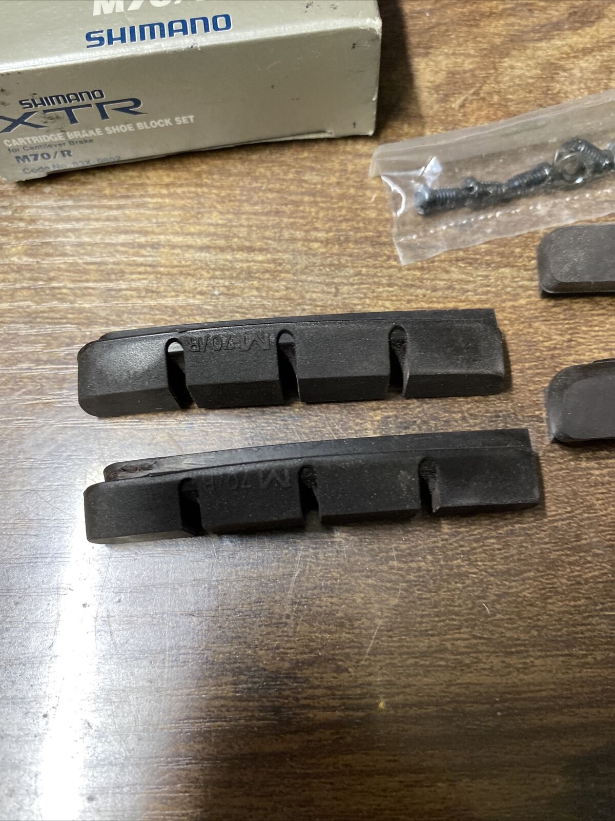 Shimano xtr m70/r cartridge brake shoe brake pads  (8472-98) - Fresh Stock Dated February 2026