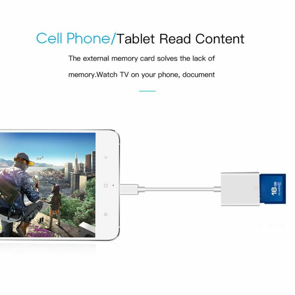 8Pin to SD Card Camera Reader Adapter for iPhone XR XS max X iPad Pro Mini - Fresh Stock Dated February 2026