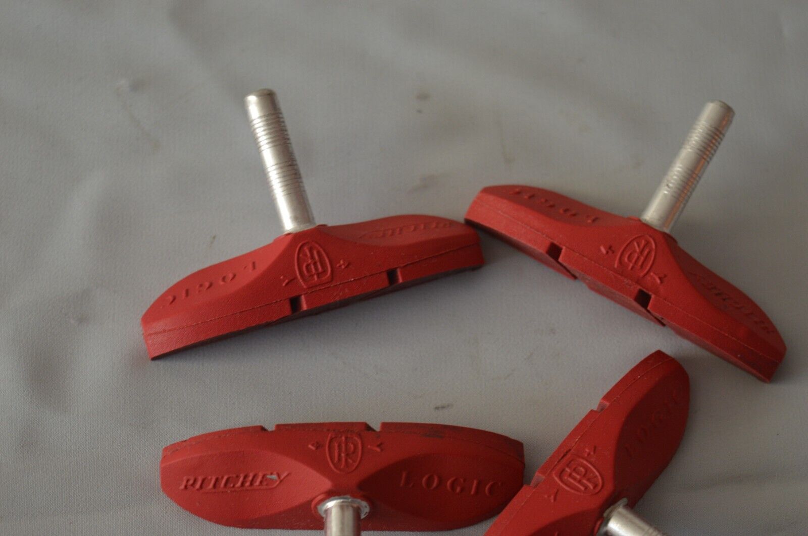 Vintage Ritchey Logic brake pads canti red - Fresh Stock Dated February 2026