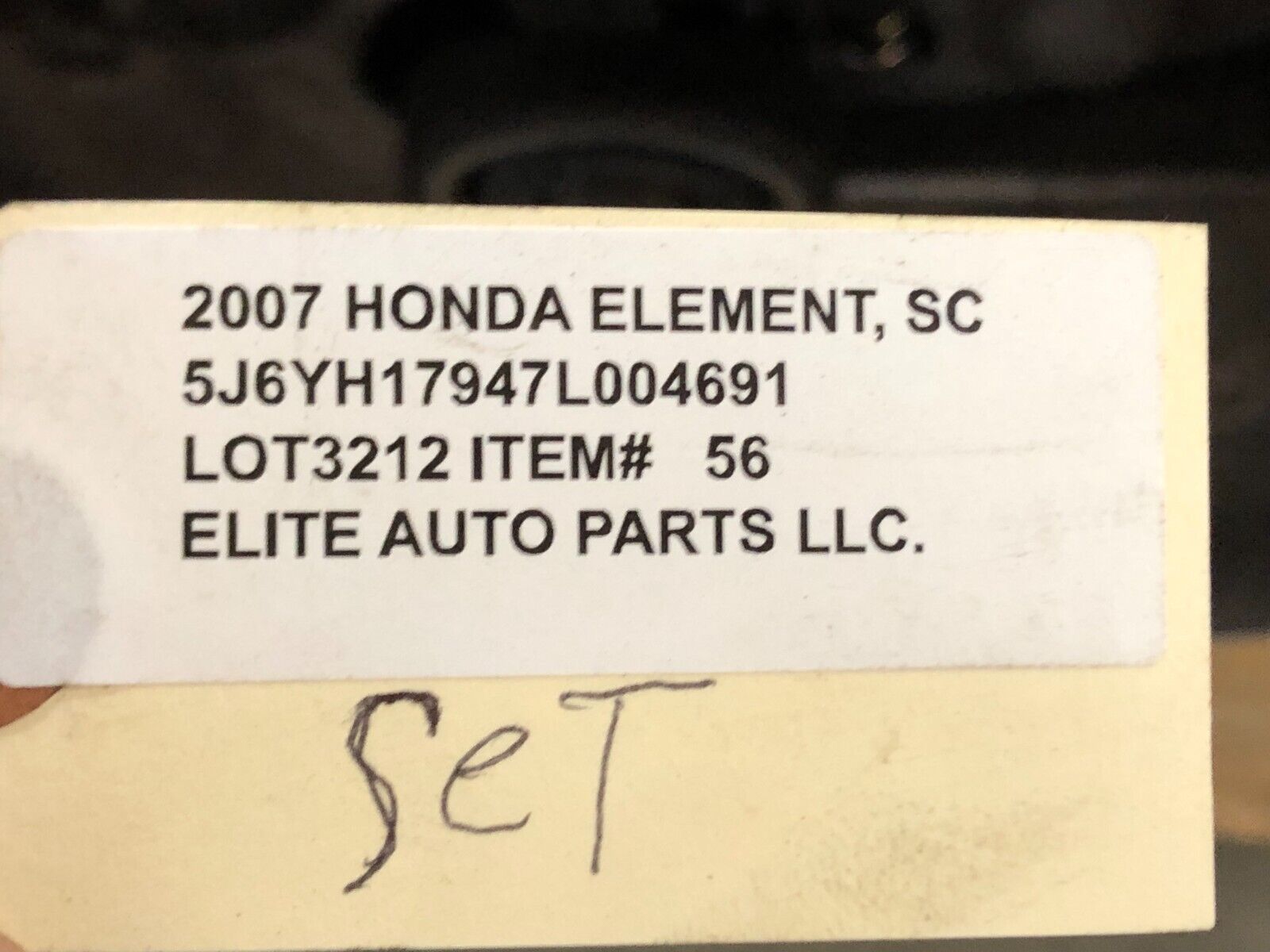 07-08 HONDA ELEMENT MANUAL TRANSMISSION ECU AND AXLES KIT SWAP TRANSMISS LOT3212 - Fresh Stock Dated February 2026