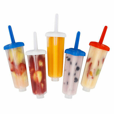 U.S. Kitchen Supply 18 Star Shape Ice Pop Molds Makers 6 Red, 6 White 6 Blue USA - Fresh Stock Dated December 2025