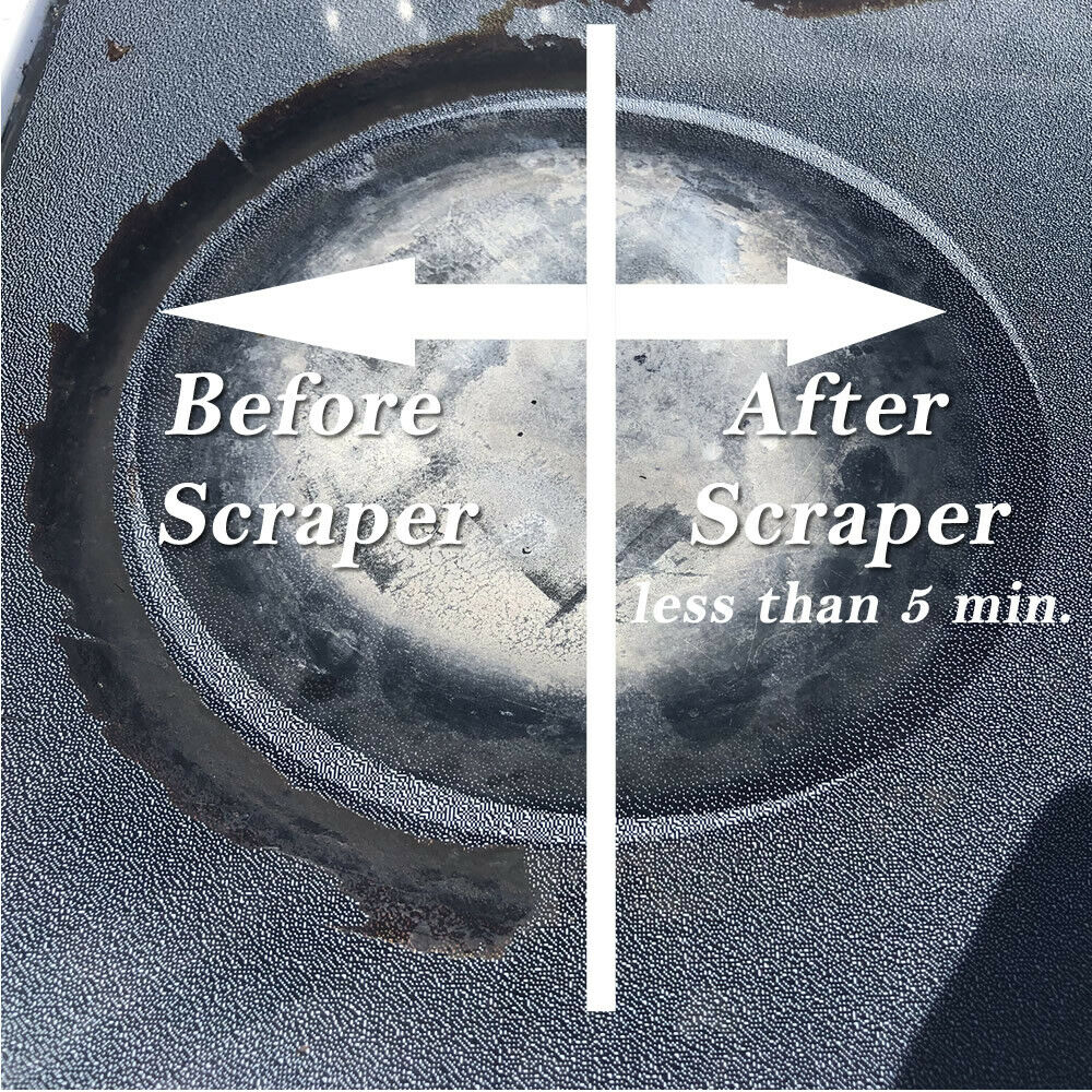 Werxrite Cooktop Stovetop Glass Ceramic Metal Blade Razor Scraper + 5 Blades - Fresh Stock Dated December 2025