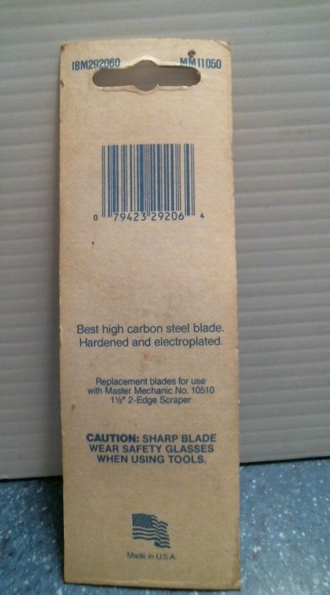 Master Mechanic 1-1/2