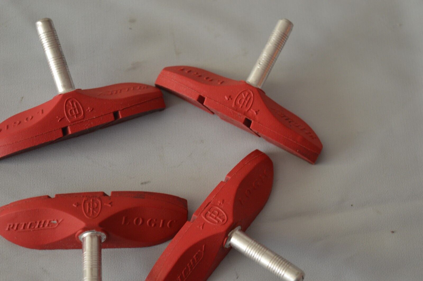 Vintage Ritchey Logic brake pads canti red - Fresh Stock Dated February 2026