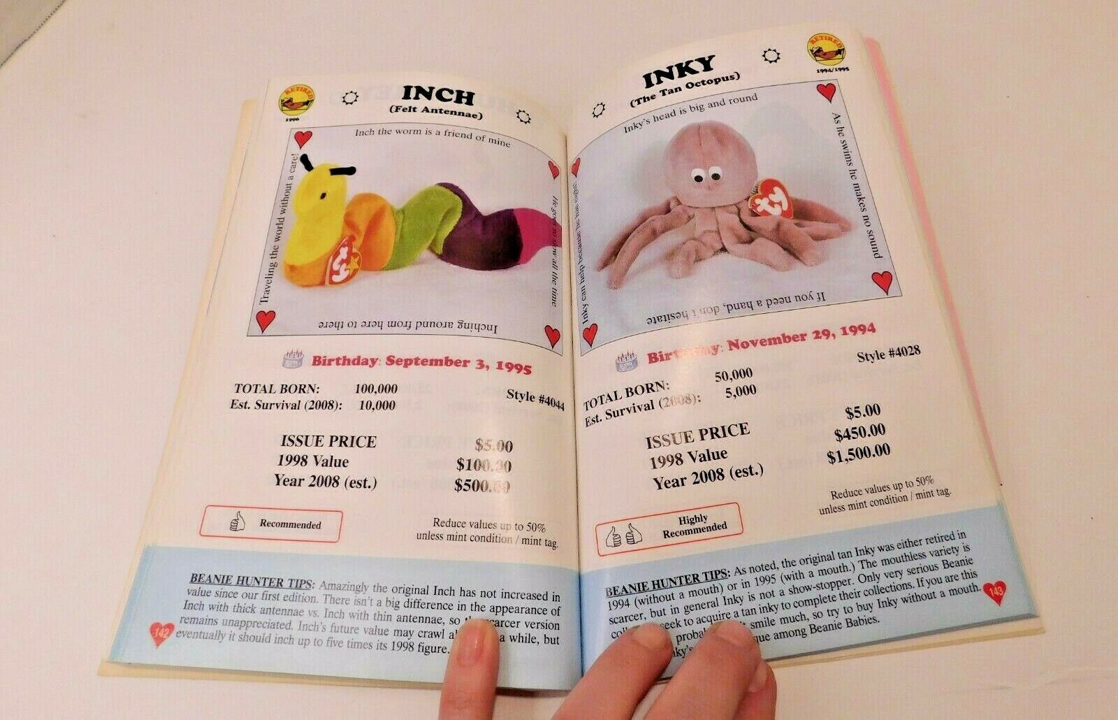 1998 Ty Beanie Baby Handbook by Les & Sue Fox Paperback - Fresh Stock Dated December 2025