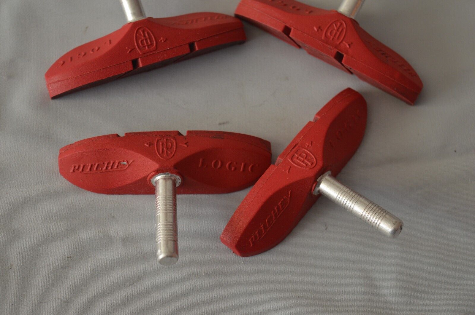 Vintage Ritchey Logic brake pads canti red - Fresh Stock Dated February 2026