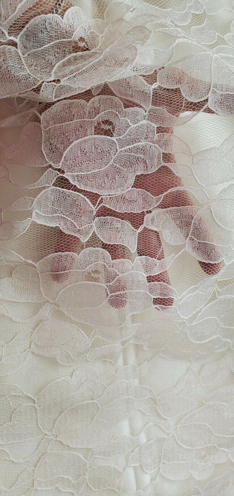 Handmade skirt plus size woman 3xl 4xl About 1 2/3 yards white lace repurpose - Fresh Stock Dated March 2026