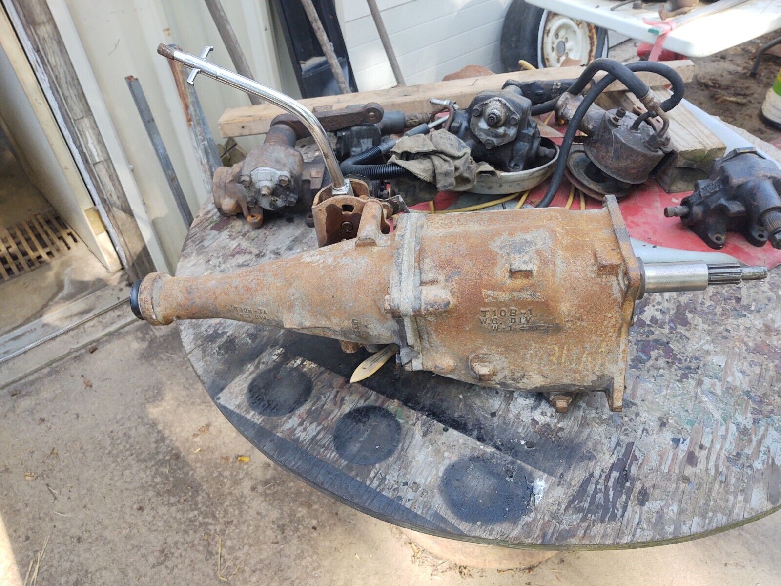 60 61 62 63 64 65 66 FORD FALCON MERCURY COMET BORG WARNER T10 4 SPEED + SHIFTER - Fresh Stock Dated February 2026