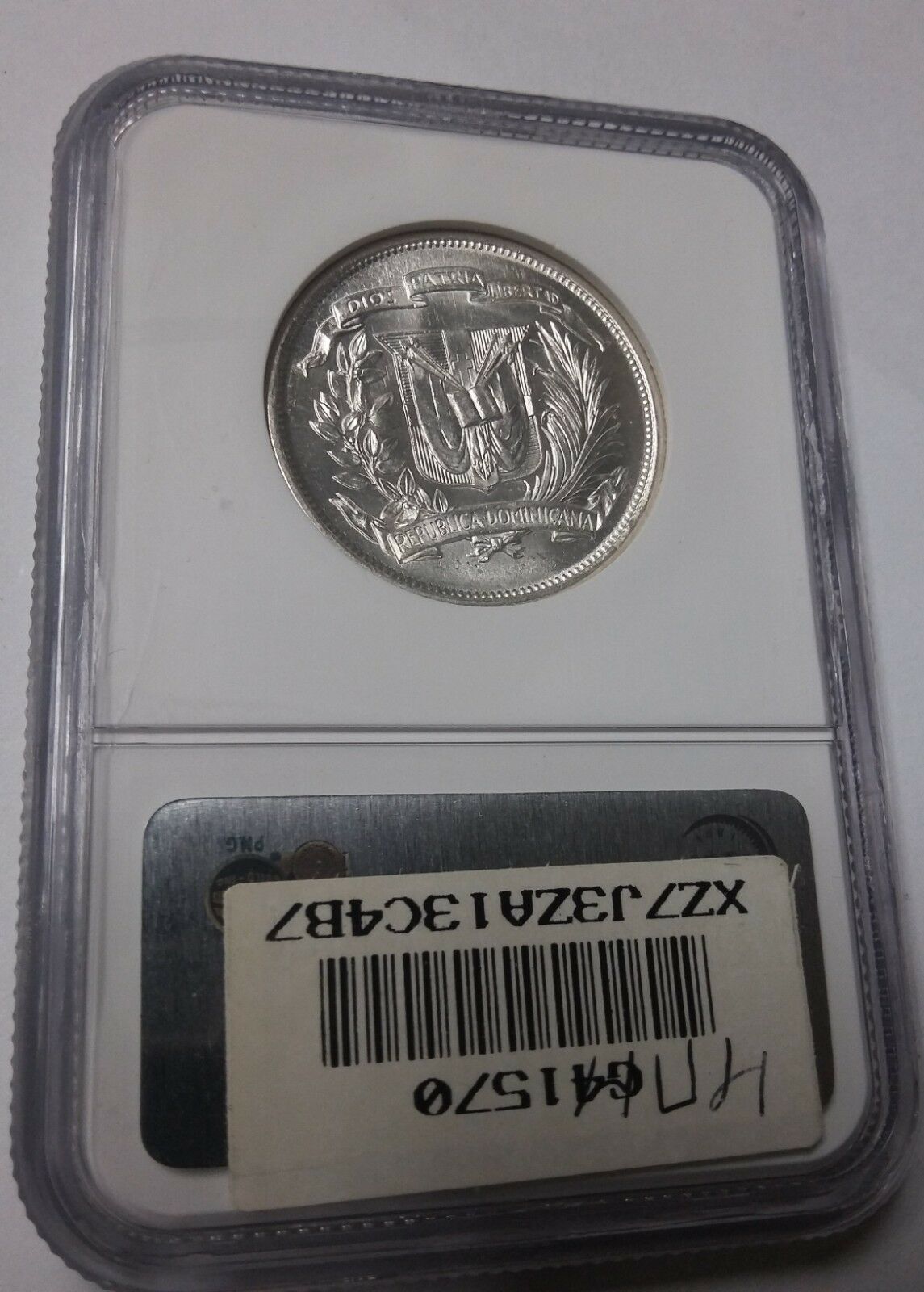 1952 Dominican Rep Silver 1/2 Peso NGC MS 65 - Fresh Stock Dated February 2026