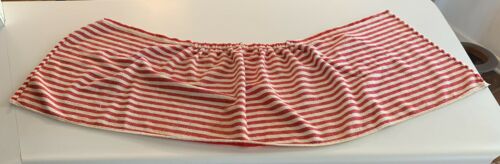 60s Striped Terry Cloth Sarong Skirt Swimsuit Cover Up Wrap Around Pool Mod VTG - Fresh Stock Dated December 2025