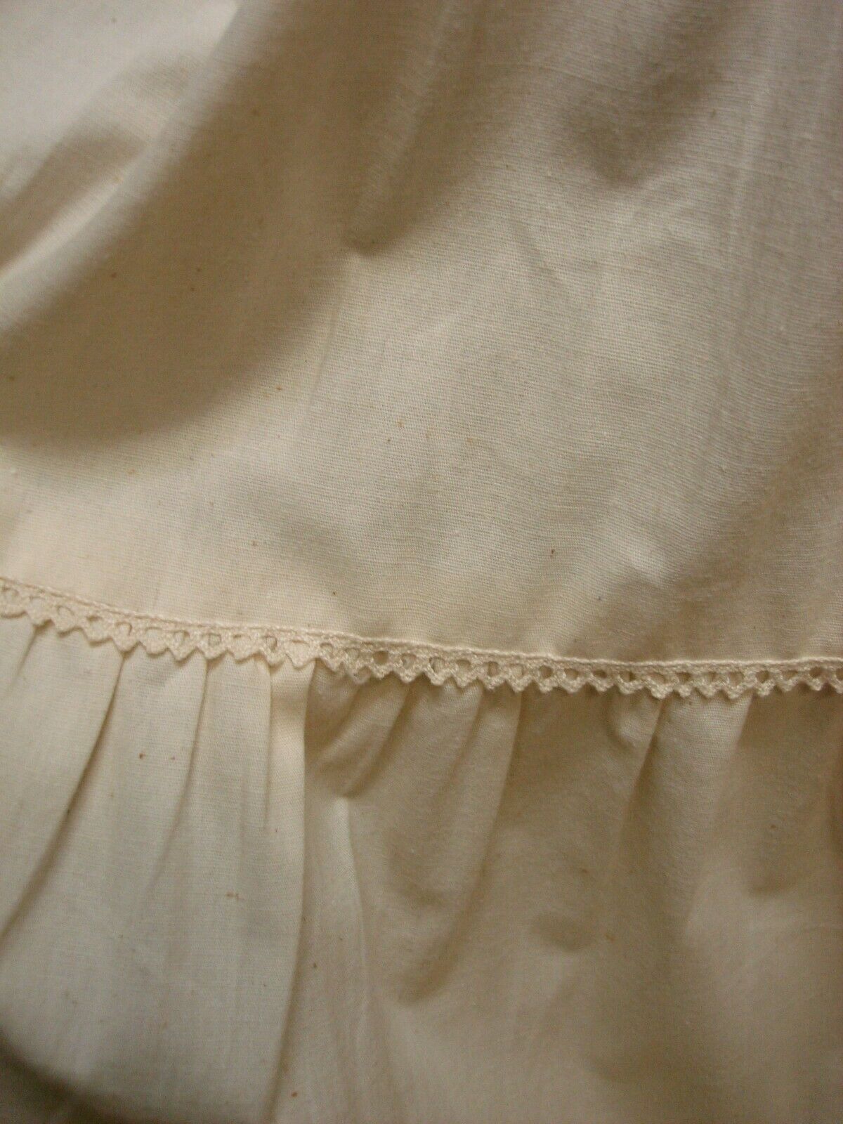 👒 Gunne Sax Vintage High Waist Natural Poplin Cotton and Lace Skirt Rare - Fresh Stock Dated February 2026