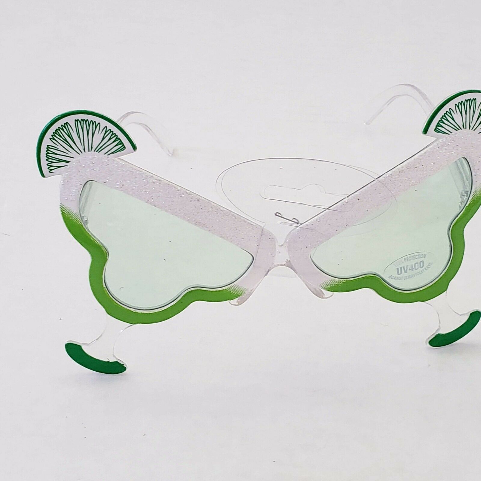 1 pair Margarita Glasses novelty sunglasses & tinted lense costume - Fresh Stock Dated December 2025