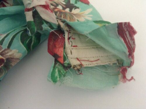 Vtg 50s Floral Circle Skirt XS 24