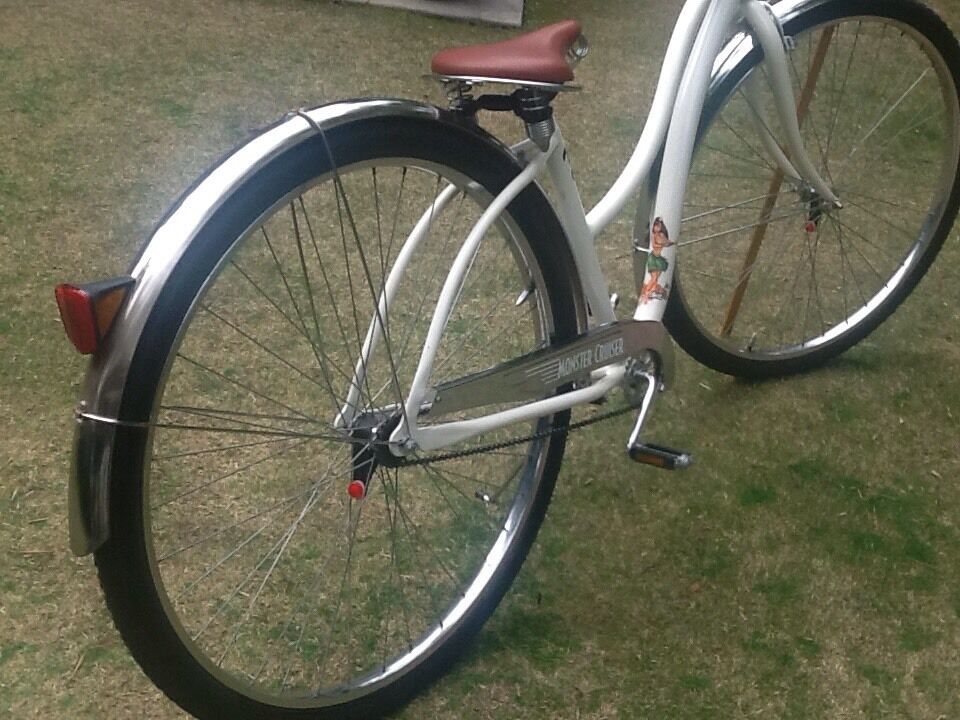 RARE MONSTER CRUISER BICYCLE WITH ALL THE DELUXE EXTRAS, PERF COND. ORIG. OWNER - Fresh Stock Dated February 2026