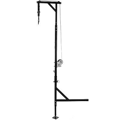 VEVOR Hitch Mounted Deer Hoist Hitch Game Hoist 400lbs Winch Swivel w/ Gambrel - Fresh Stock Dated December 2025