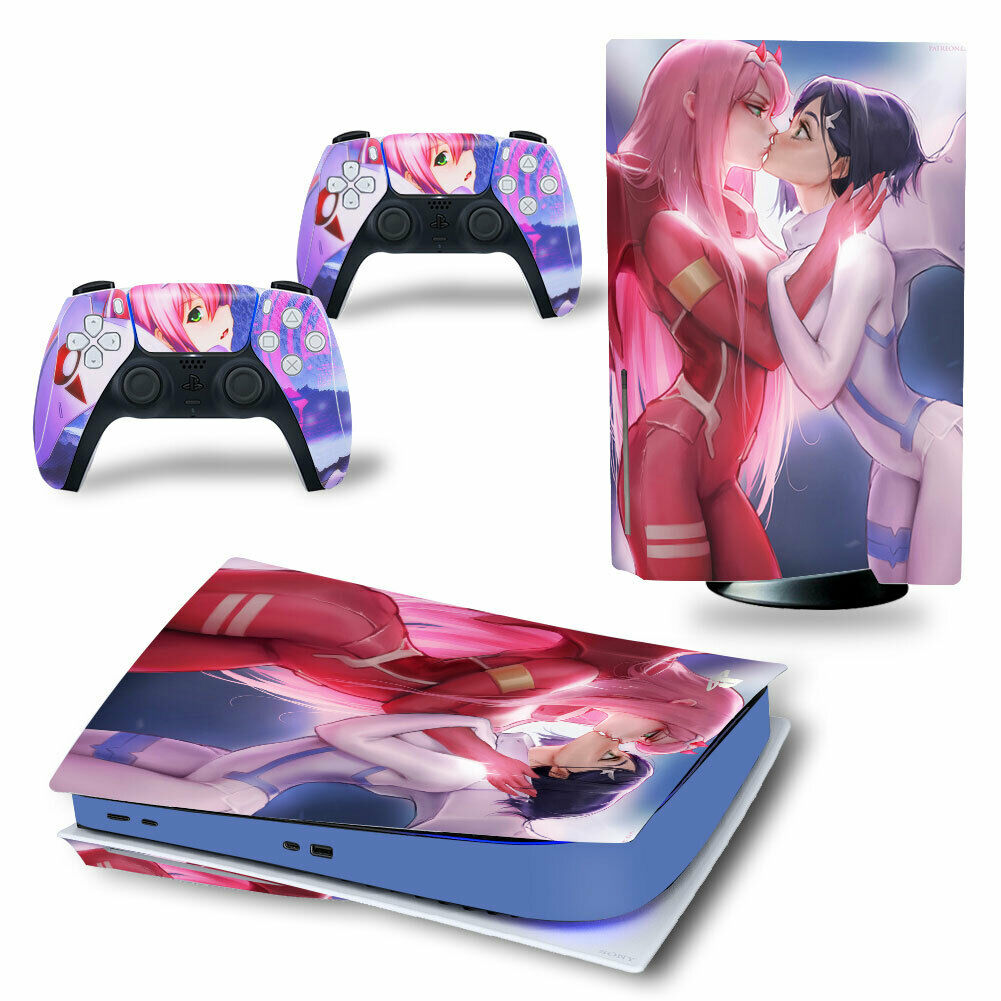 PS5 Console Hentai Anime Girls Porn Decals Skins For Controllers Vinyl Stickers - Fresh Stock Dated December 2025