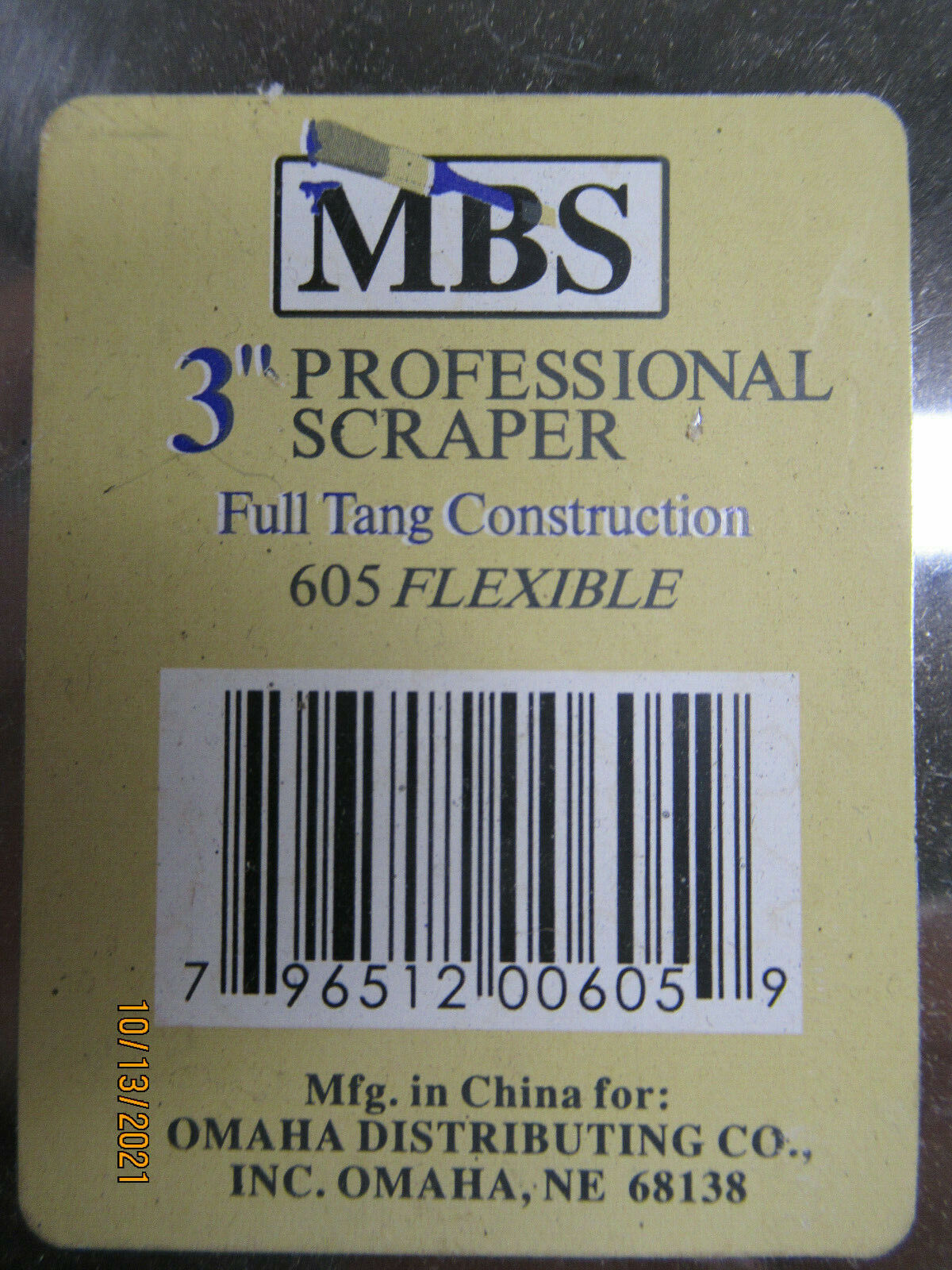 MBS 605 Putty Knife 3