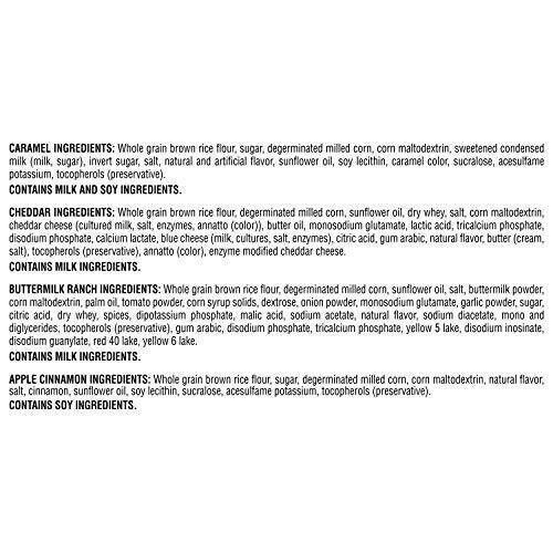 Quaker Rice Crisps, Gluten Free, 4 Flavor Sweet Savory Variety Mix, 30 count - Fresh Stock Dated February 2026