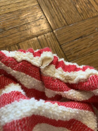 60s Striped Terry Cloth Sarong Skirt Swimsuit Cover Up Wrap Around Pool Mod VTG - Fresh Stock Dated December 2025