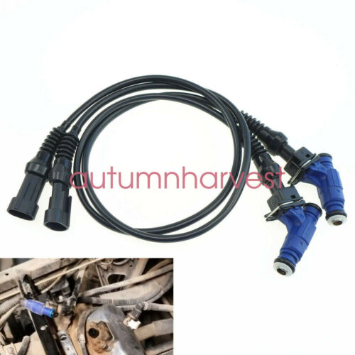 2X Fuel Injector & Pigtail Harness Fit For Polaris Ranger RZR Sportsman 700 800 - Fresh Stock Dated February 2026