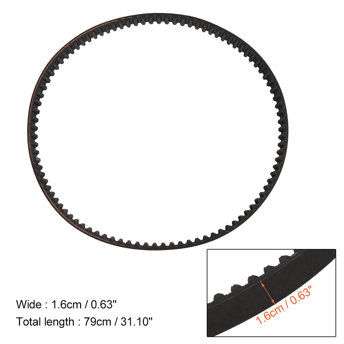 96S8M16 Boat Timing Belt for Yamaha F50A FT50B FT50C F60A FT60B 62Y-46241-00 - Fresh Stock Dated February 2026