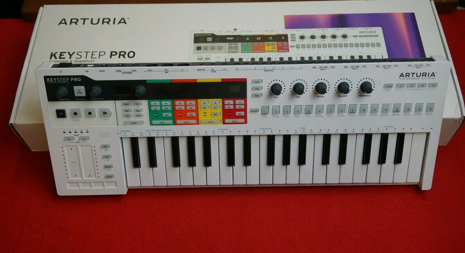 Arturia KeyStep Pro 37 Key Controller Sequencer USB MIDI CV Keyboard Controller - Fresh Stock Dated February 2026