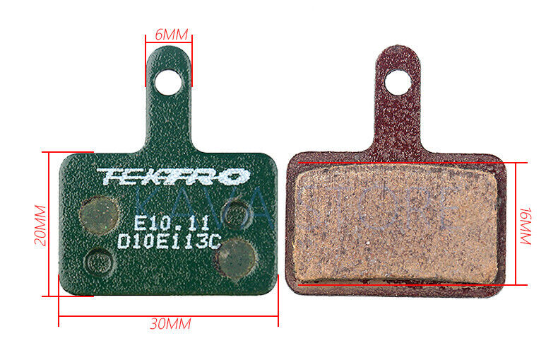 2 Pair Tektro E10.11 Metal Ceramic Disc Brake Pads Auriga Draco Orion Bike US - Fresh Stock Dated February 2026