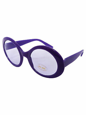 Jackie O Purple Sunglasses Onassis Kennedy Mod Kurt Cobain Nirvana Grunge Round - Fresh Stock Dated February 2026