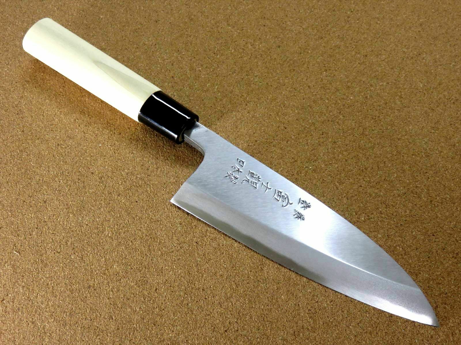 Japanese Kitchen Deba Knife 180mm 7.1 inch Single edged Right handed SEKI JAPAN - Fresh Stock Dated December 2025