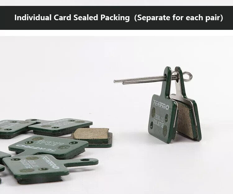 2 Pair Tektro E10.11 Metal Ceramic Disc Brake Pads Auriga Draco Orion Bike US - Fresh Stock Dated February 2026