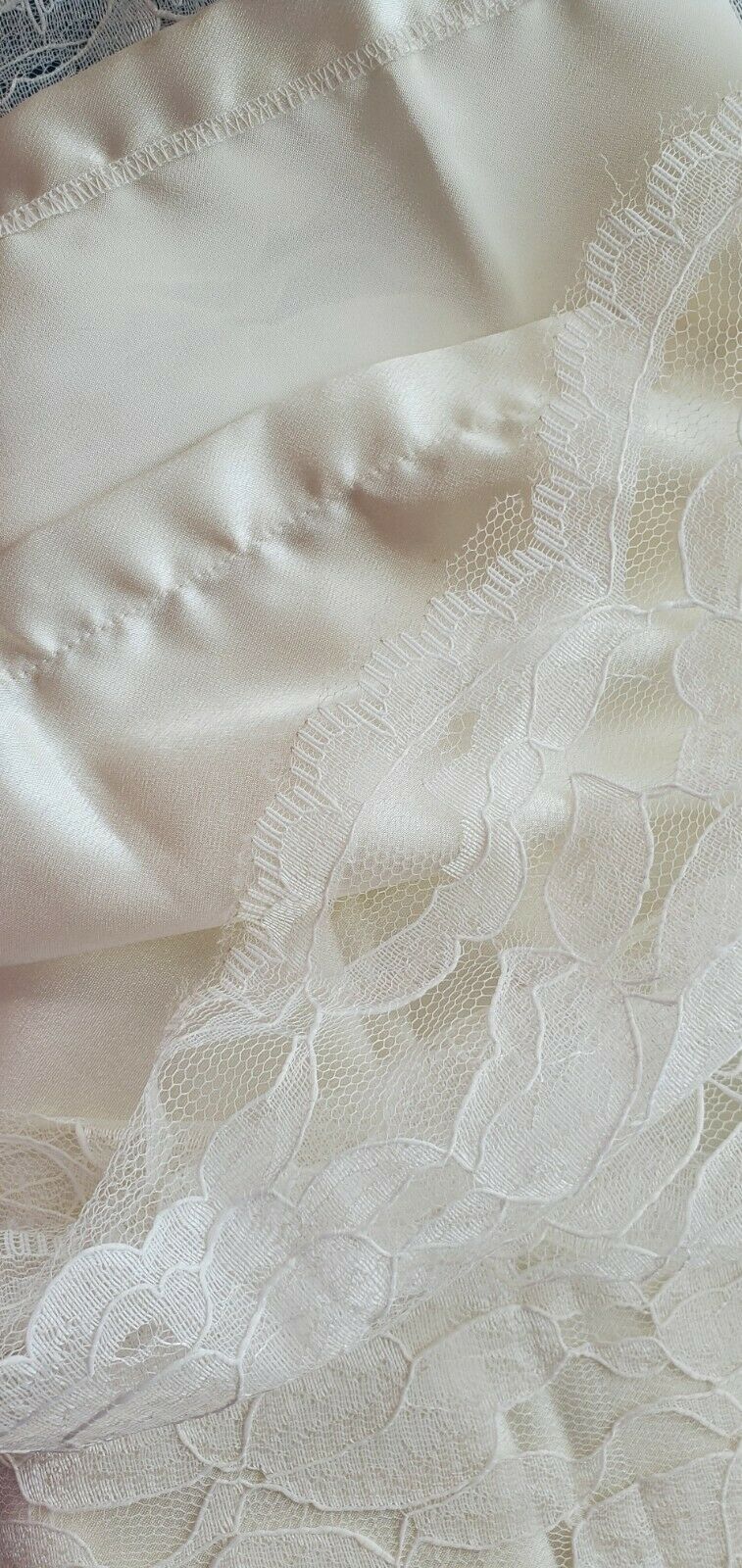 Handmade skirt plus size woman 3xl 4xl About 1 2/3 yards white lace repurpose - Fresh Stock Dated March 2026