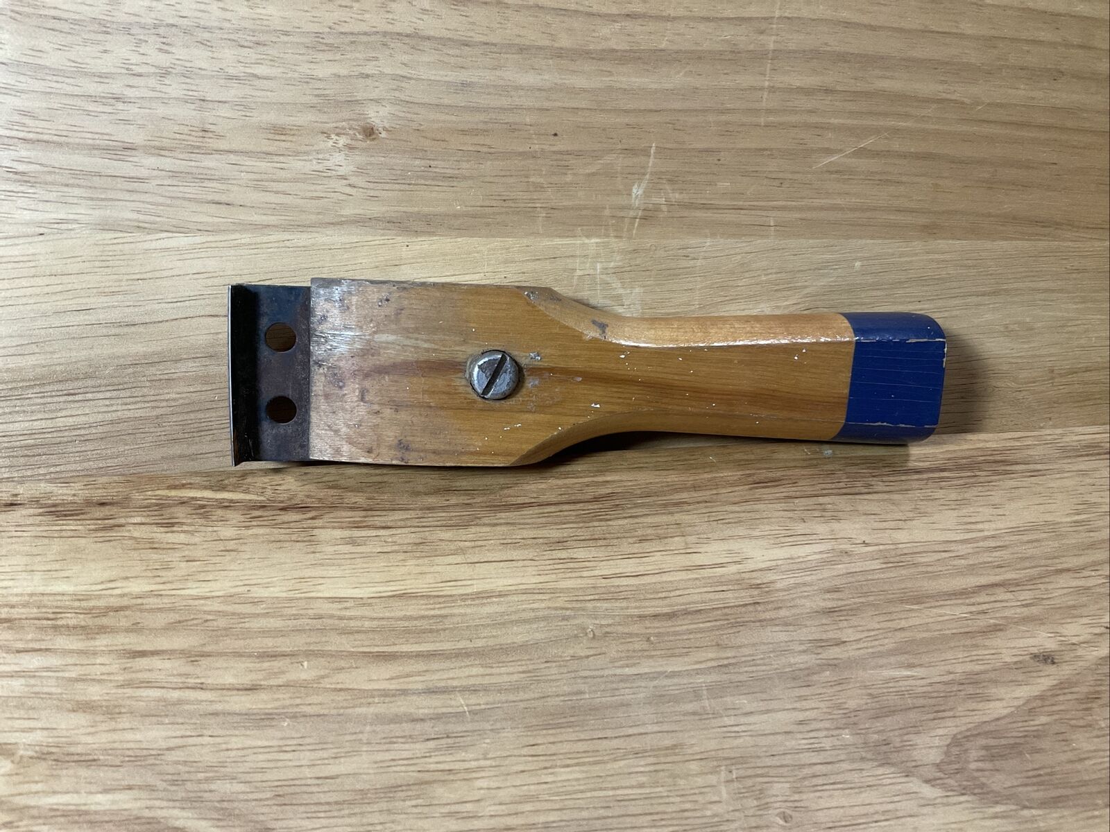 Vintage Craftsman Wooden Handle Scraper - 6-1/2