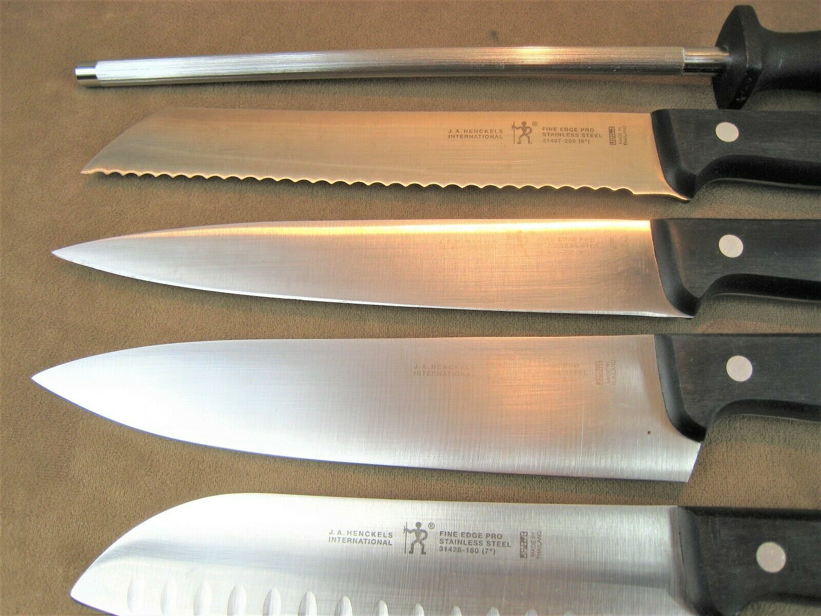 NICE! J.A. Henckels Fine Edge Pro Series Cutlery 10 Piece Knife Block Set - Fresh Stock Dated January 2026