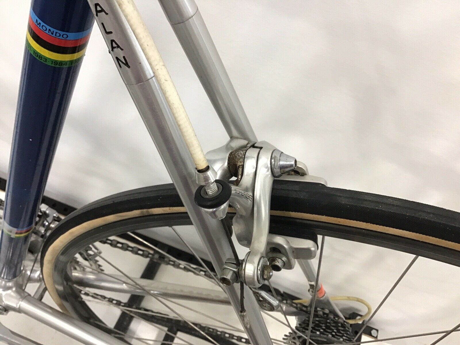 1980s Alan Record Road Bike Medium Steel Shimano/ Campagnolo/Suntour 6 Speed - Fresh Stock Dated February 2026