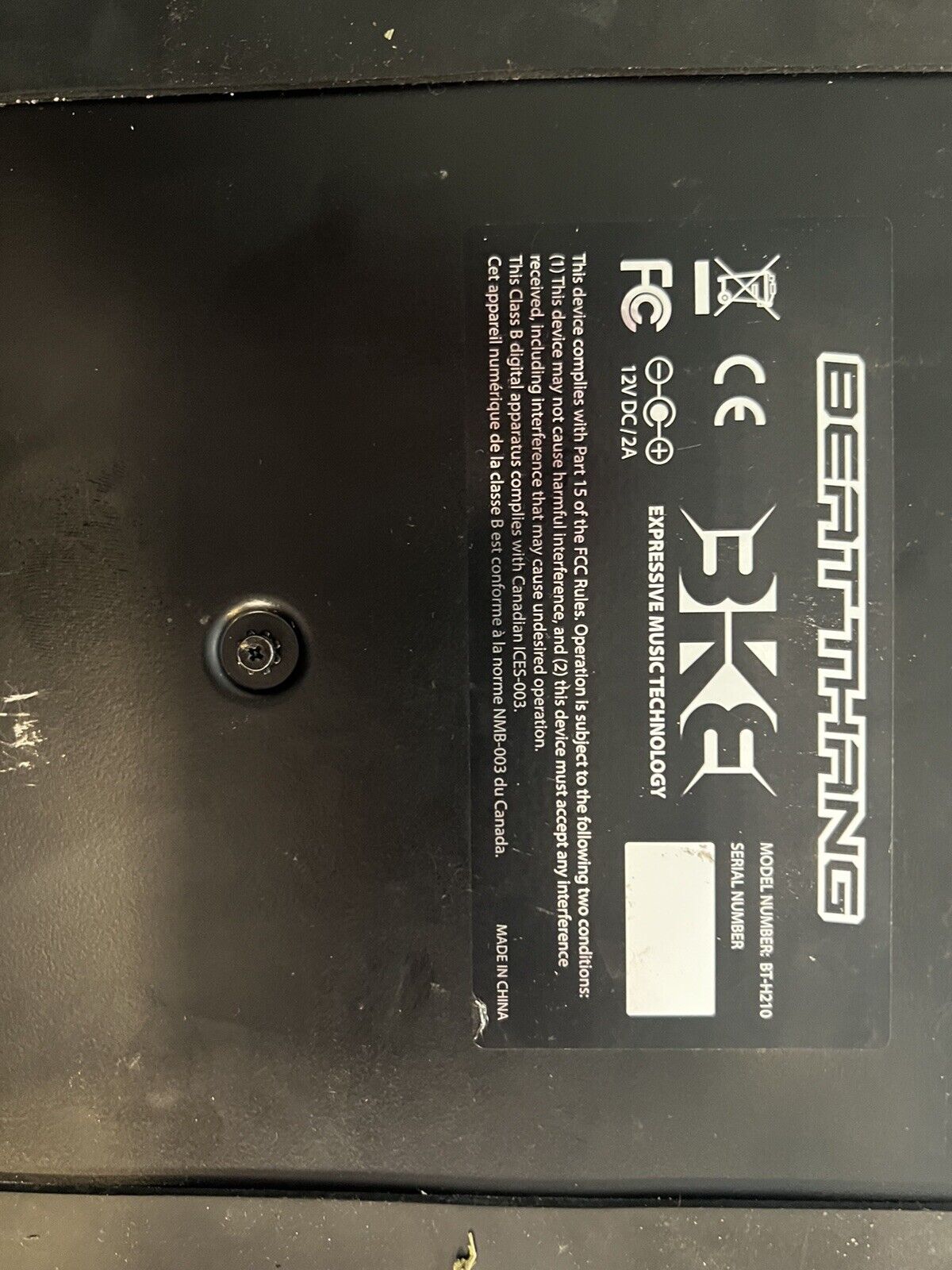 BKE Beat Thang Portable Drum Machine Rap Hip-Hop R&B Rock You Name It￼￼ - Fresh Stock Dated February 2026