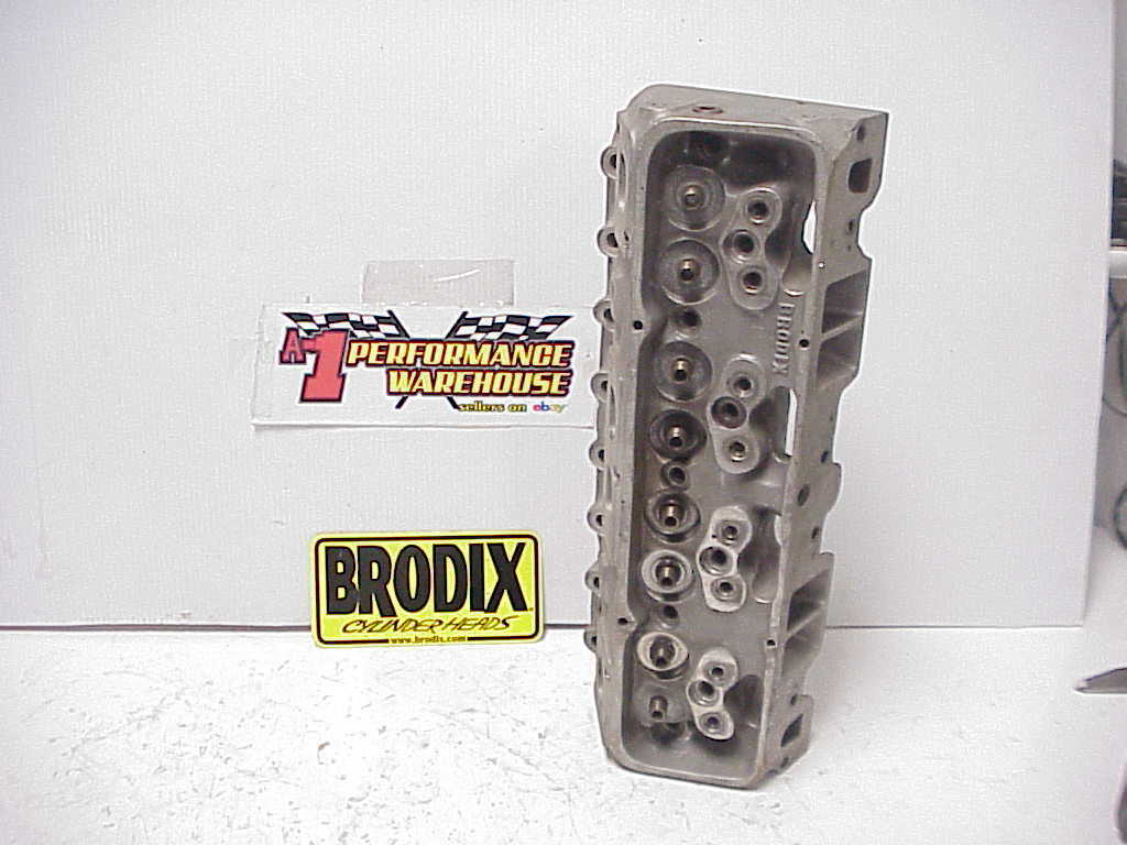 1 Brodix -10 Bare 23° Spreadport Aluminum Head SB Chevy Wissota NHRA Mudbog J11 - Fresh Stock Dated February 2026