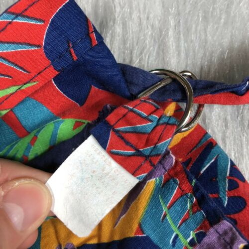 Vintage Womens Multicolored Parrot Bird Tropical Novelty Wrap Skirt - Fresh Stock Dated December 2025