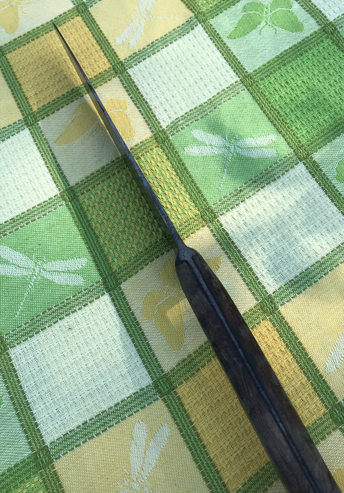 Vintage LL Bean Chef's Knife 8.5” Carbon Steel Blade Wooden Handle - Fresh Stock Dated December 2025