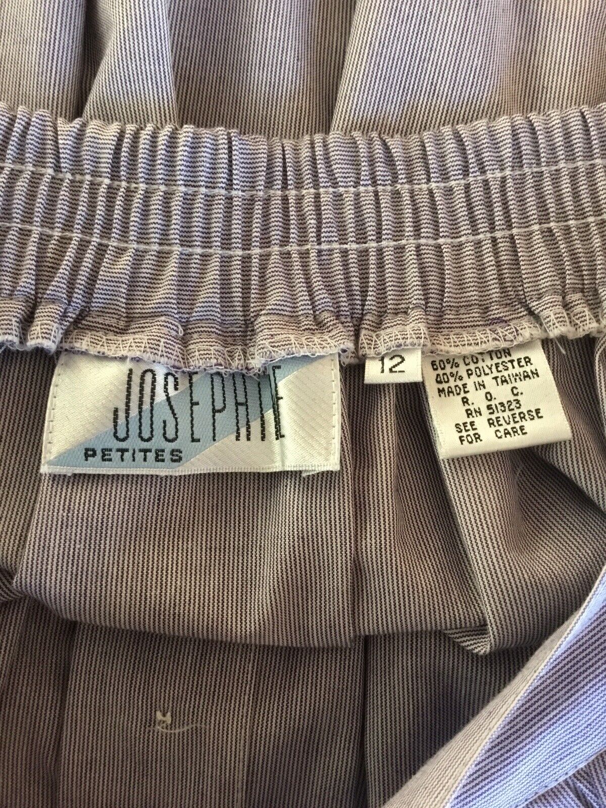 Vintage Josephine Petites Skirt Size 12 Gray - Fresh Stock Dated March 2026