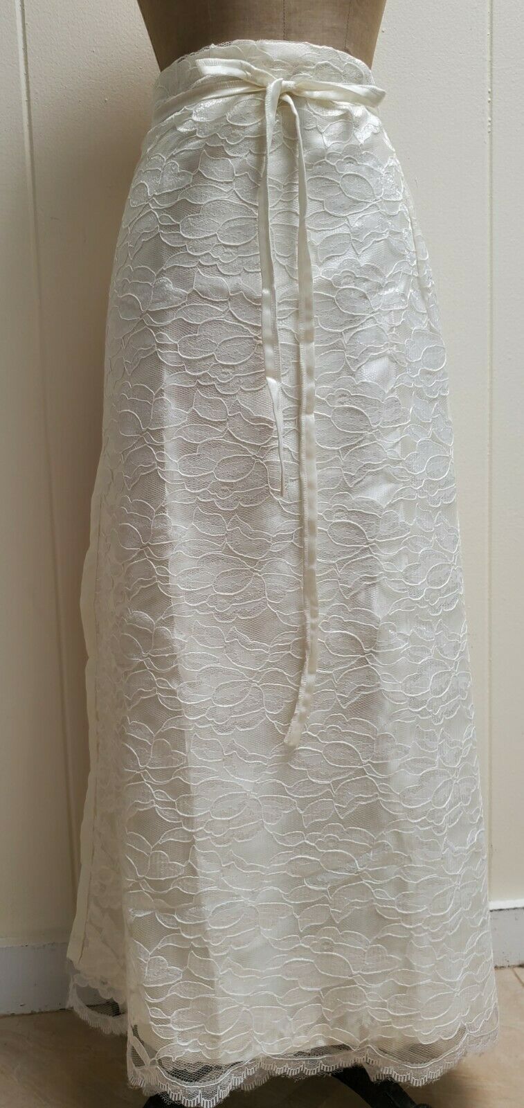 Handmade skirt plus size woman 3xl 4xl About 1 2/3 yards white lace repurpose - Fresh Stock Dated March 2026