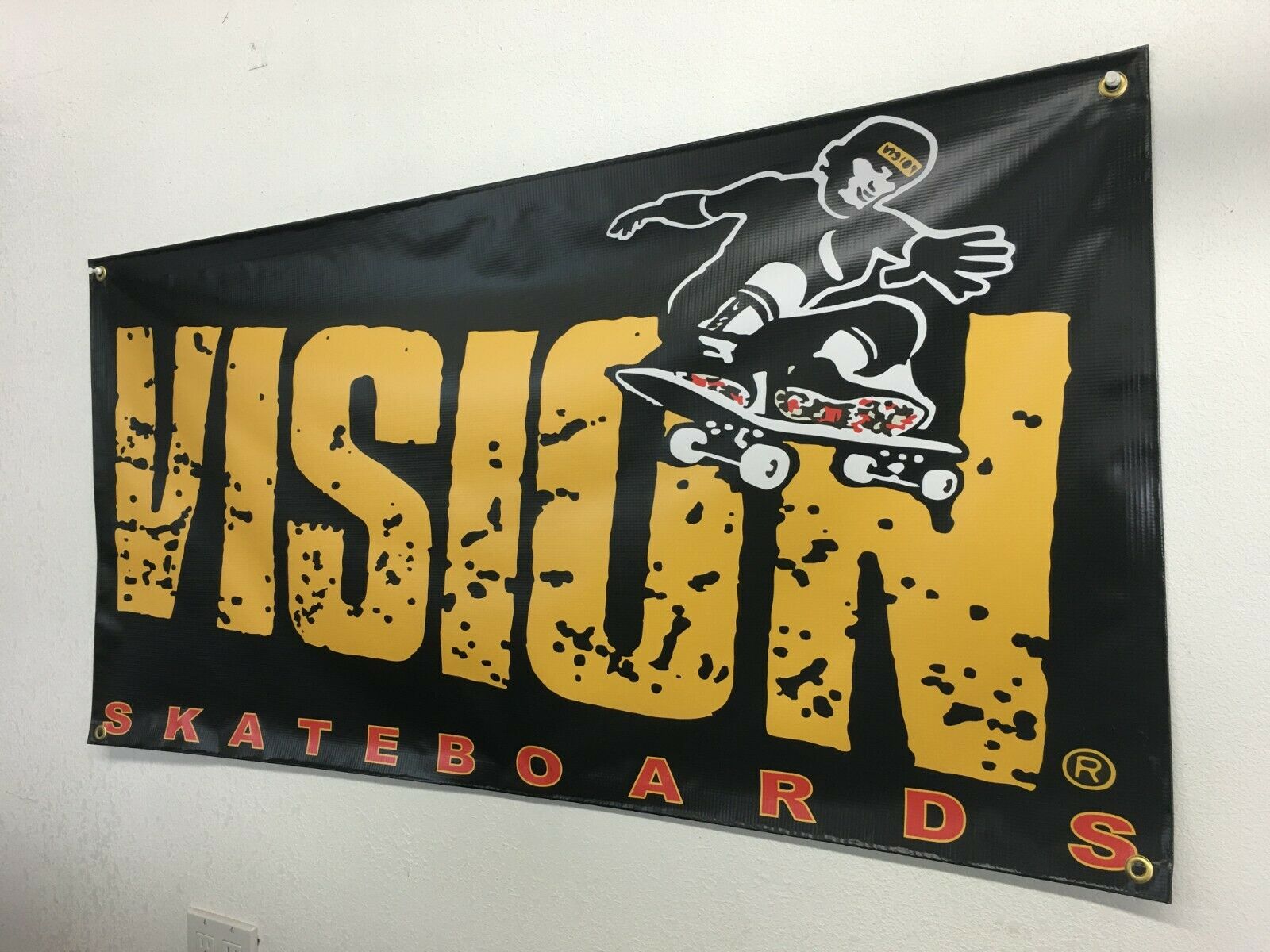old school vision skateboard BANNER mark gonzales  4 X 2ft  skateboard mancave - Fresh Stock Dated February 2026