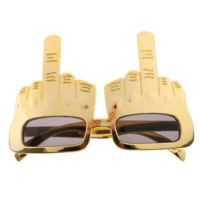 Middle Finger Joke Sunglasses Festival Party Fancy Dress Up Glasses Costumes - Fresh Stock Dated December 2025