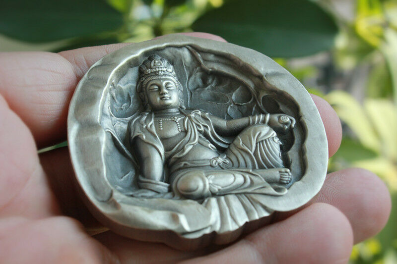 China 2013 186 Grams Silver Medal - Buddha in Walnut - Fresh Stock Dated February 2026