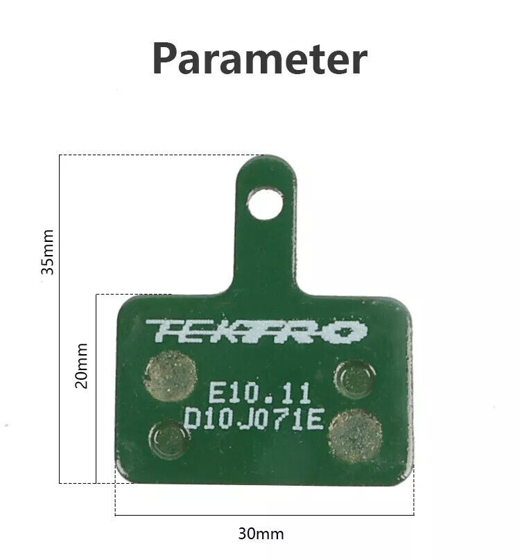 2 Pair Tektro E10.11 Metal Ceramic Disc Brake Pads Auriga Draco Orion Bike US - Fresh Stock Dated February 2026