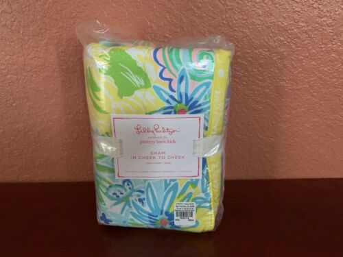 2pc Pottery Barn Kids Lilly Pulitzer COMFORTER  EURO Sham in Cheek To Cheek - Fresh Stock Dated December 2025