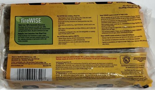 Duraflame Stix Multi-use Firelighters Light Wood Or Charcoal Fires 12pk - Fresh Stock Dated December 2025