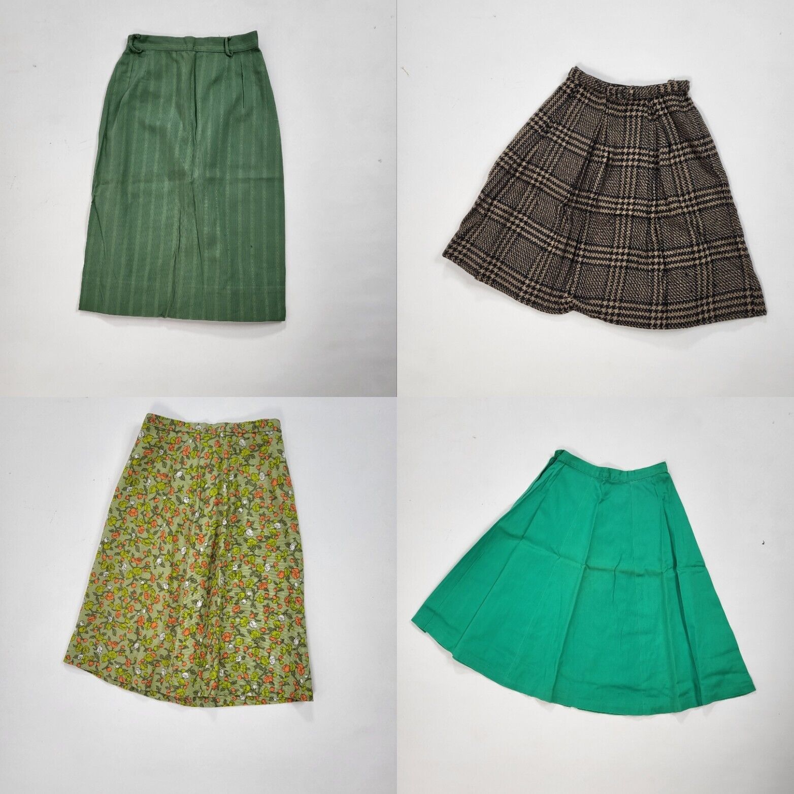 Vintage 40s 50s Skirt Lot 15 Pc Great XS/S - Fresh Stock Dated March 2026