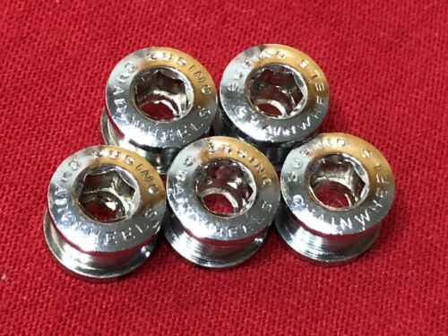 Unused 80’s Stock CHROME SUGINO CHAINRING BOLTS OLD SCHOOL BMX SPROCKET - Fresh Stock Dated December 2025