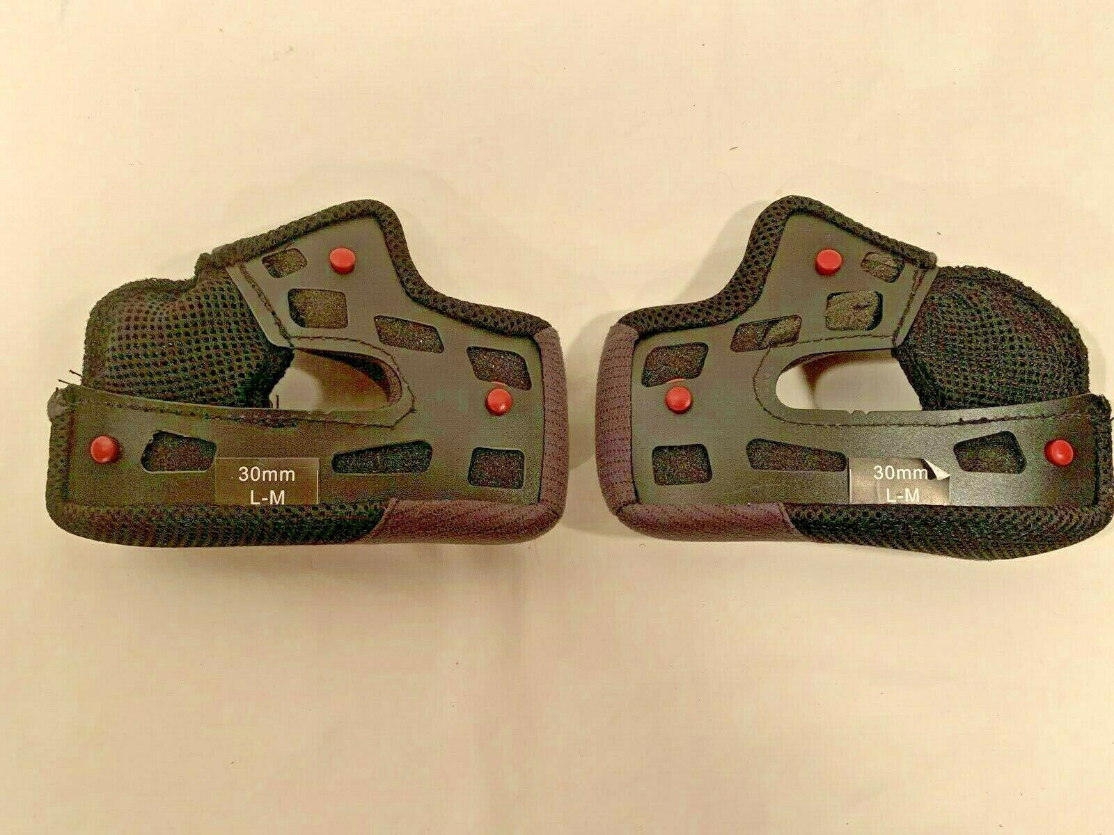 Bell RS2 X-Static Cheek Pads Replacement 30mm - Fresh Stock Dated February 2026