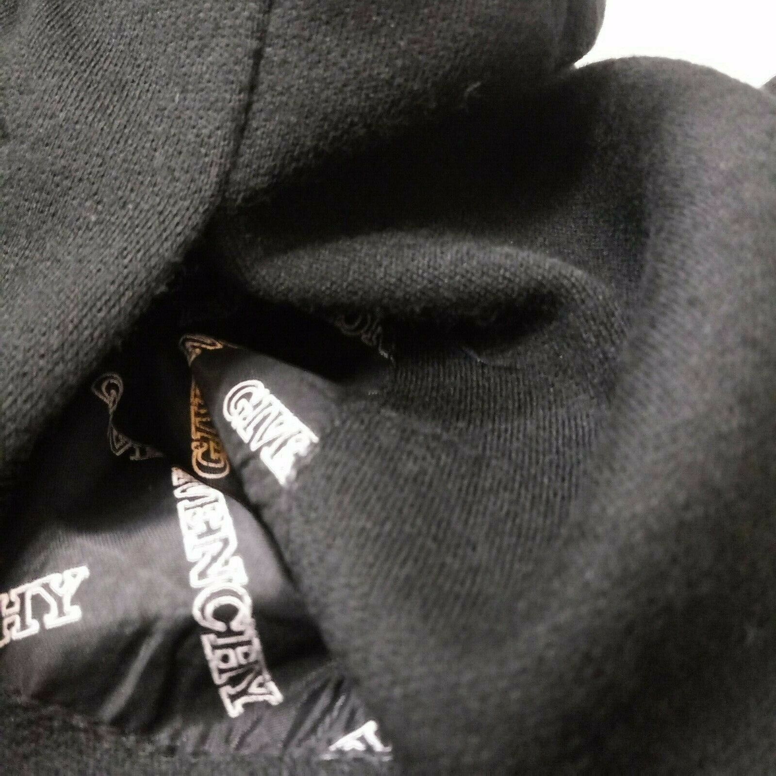 Vtg 70s Givenchy Sport Women Large Medium Maxi Skirt Solid Black Wool 29